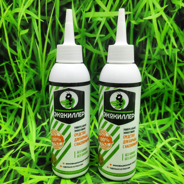 ЭКОКИЛЛЕР универсальный от насекомых (тараканов, муравьев, клопов, блох и др. ползающих насекомых), флакон 150 мл